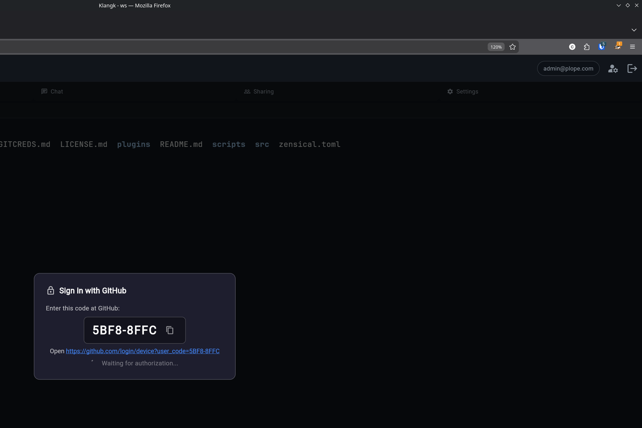 Device flow code entry